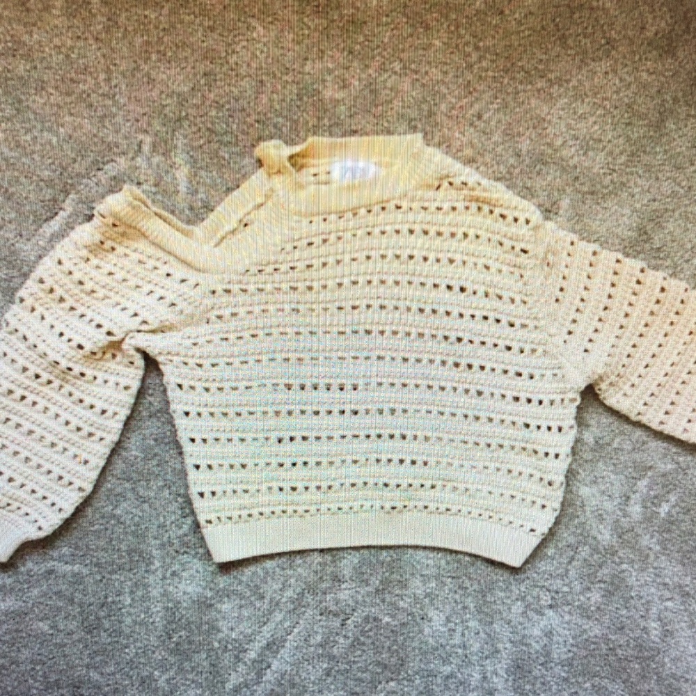 Zara Cream Knit Kids Sweater